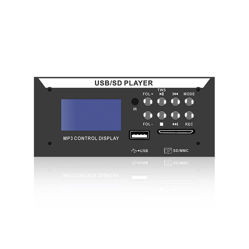 LCD8226: Acht-Tasten-IR-Fernbedienung, SD/USB-Anschluss, LCD-Bildschirm, MP3-Player mit Bluetooth, TWS