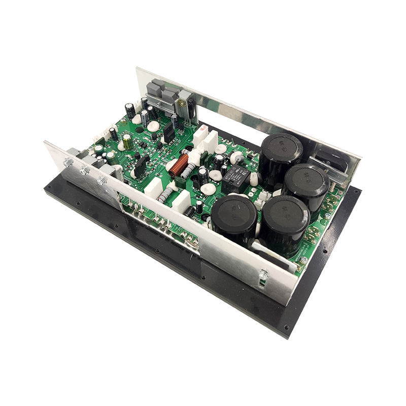 AMP400H+7294: LP 400W+HP 100W Leistungsstarke Leistung mit U-förmigem Aluminiumkühler, Leistungsverstärkermodul der Klasse H