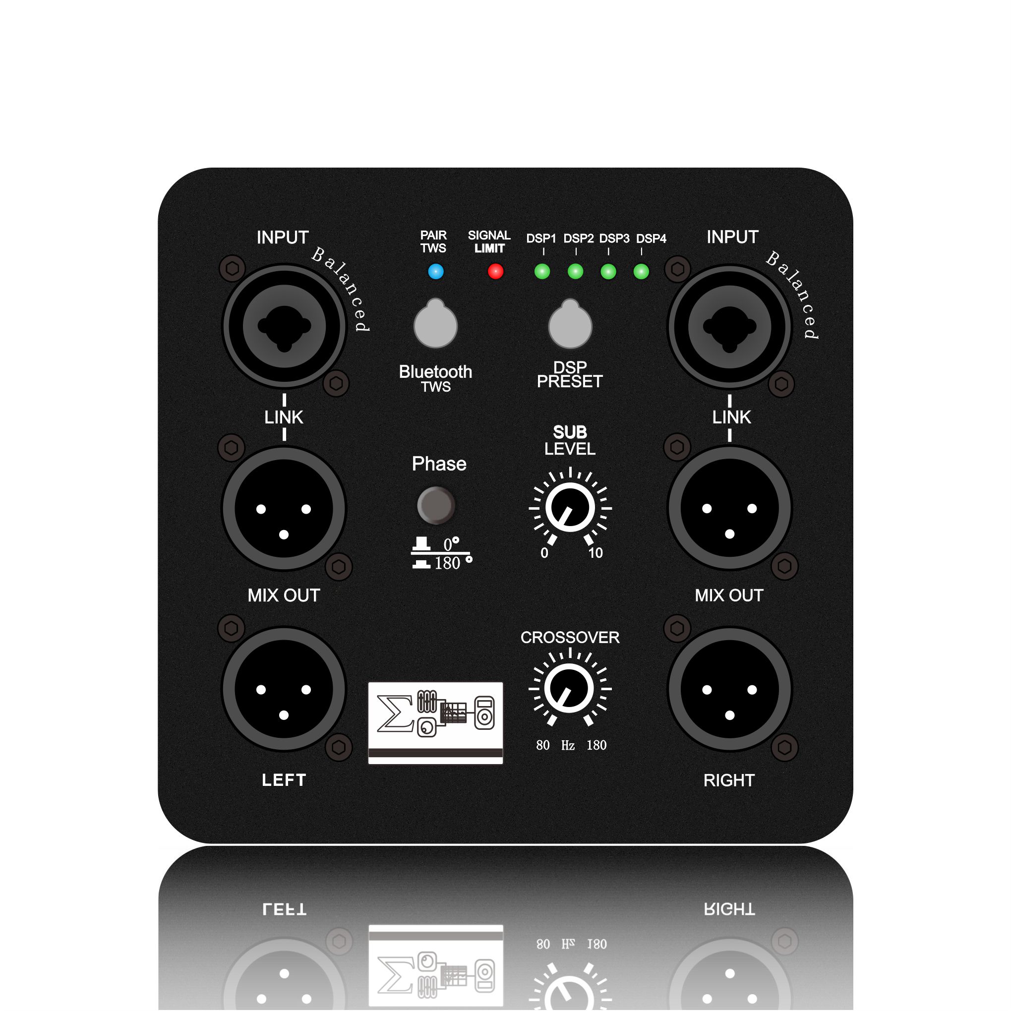 DSP1804SUB Aktiver Subwoofer-DSP-Verstärker