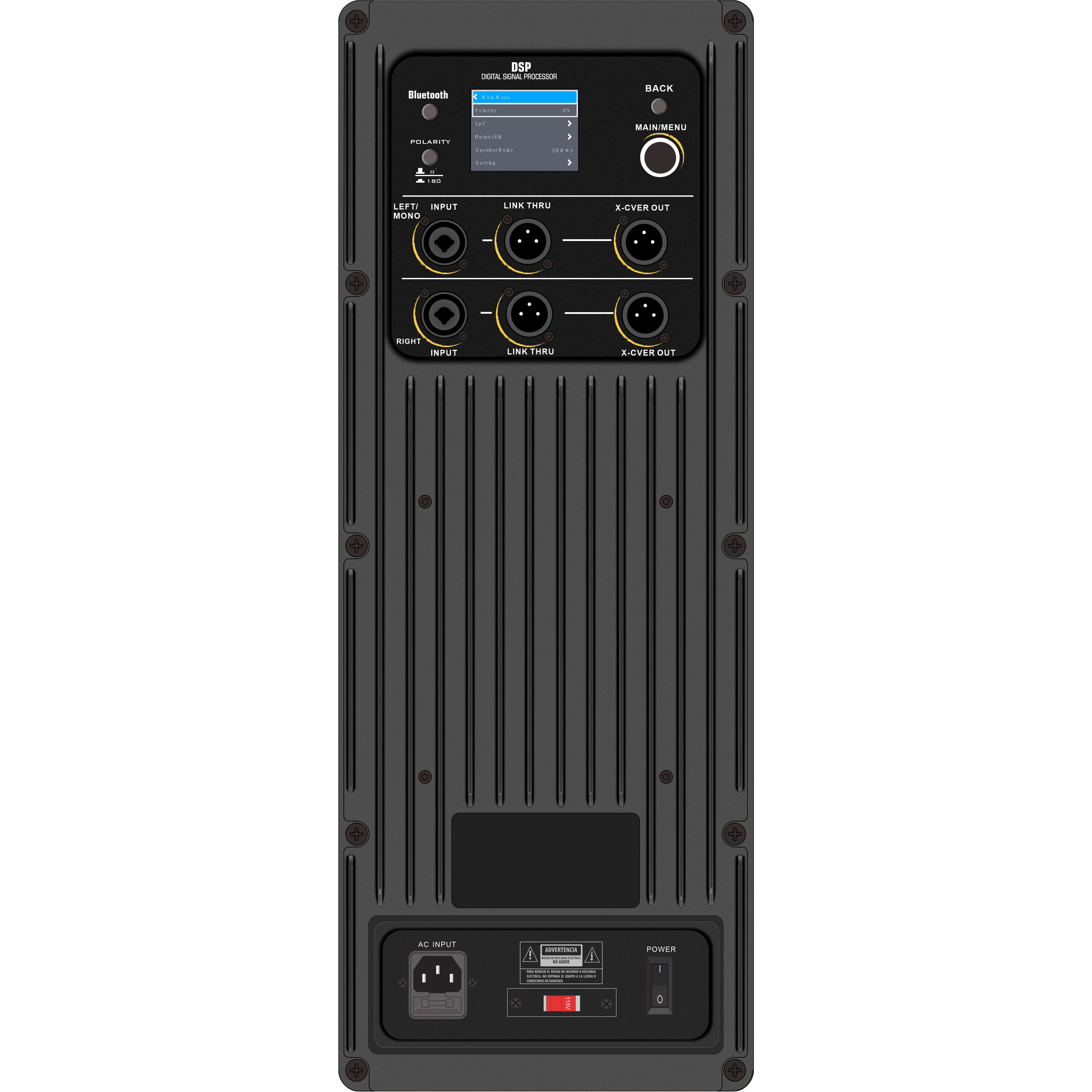 DSP2504SUB DSP Pro Subwoofer-Verstärker