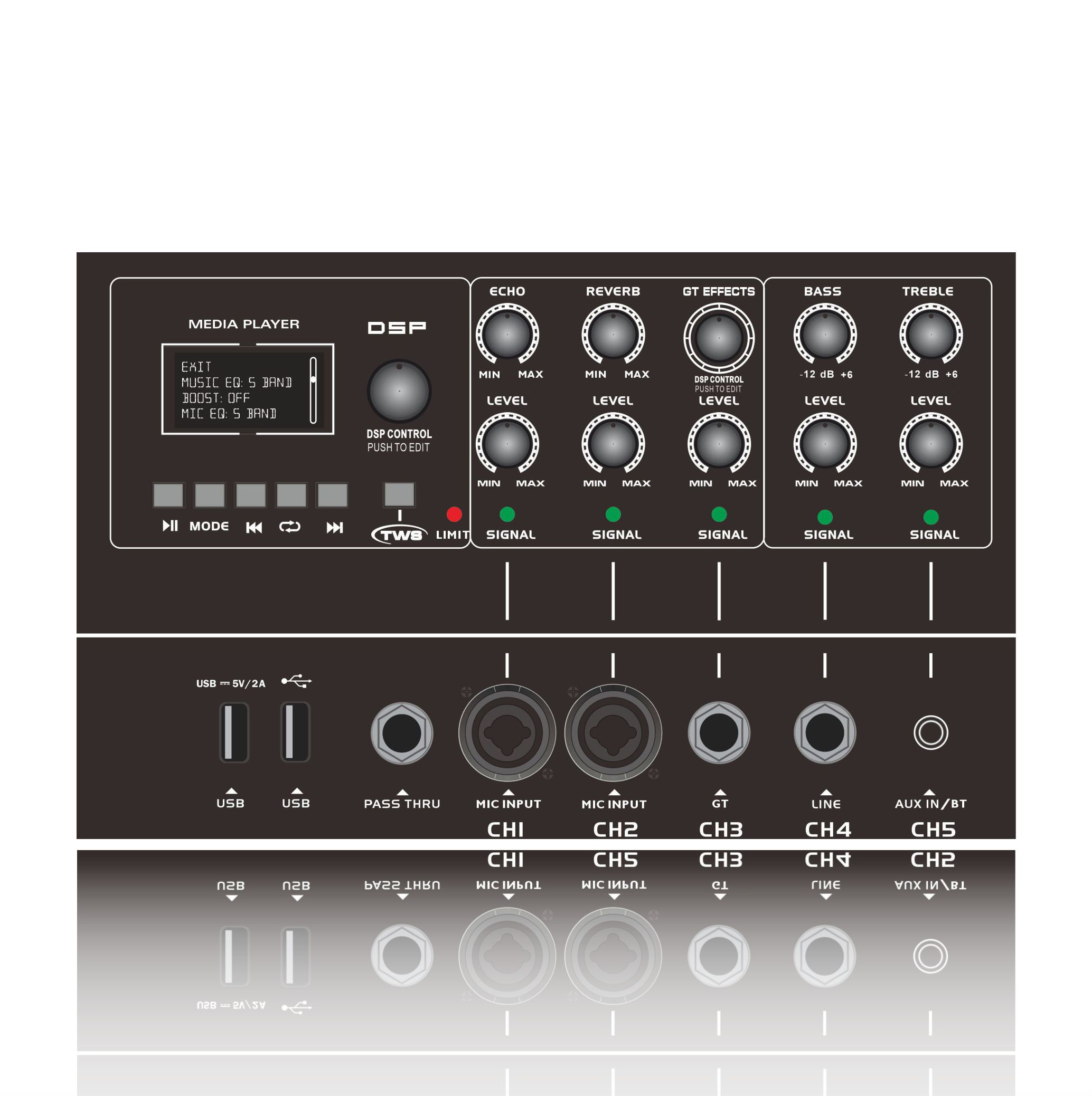MK12-1.1 Pro Active Line Array Leistungsverstärker