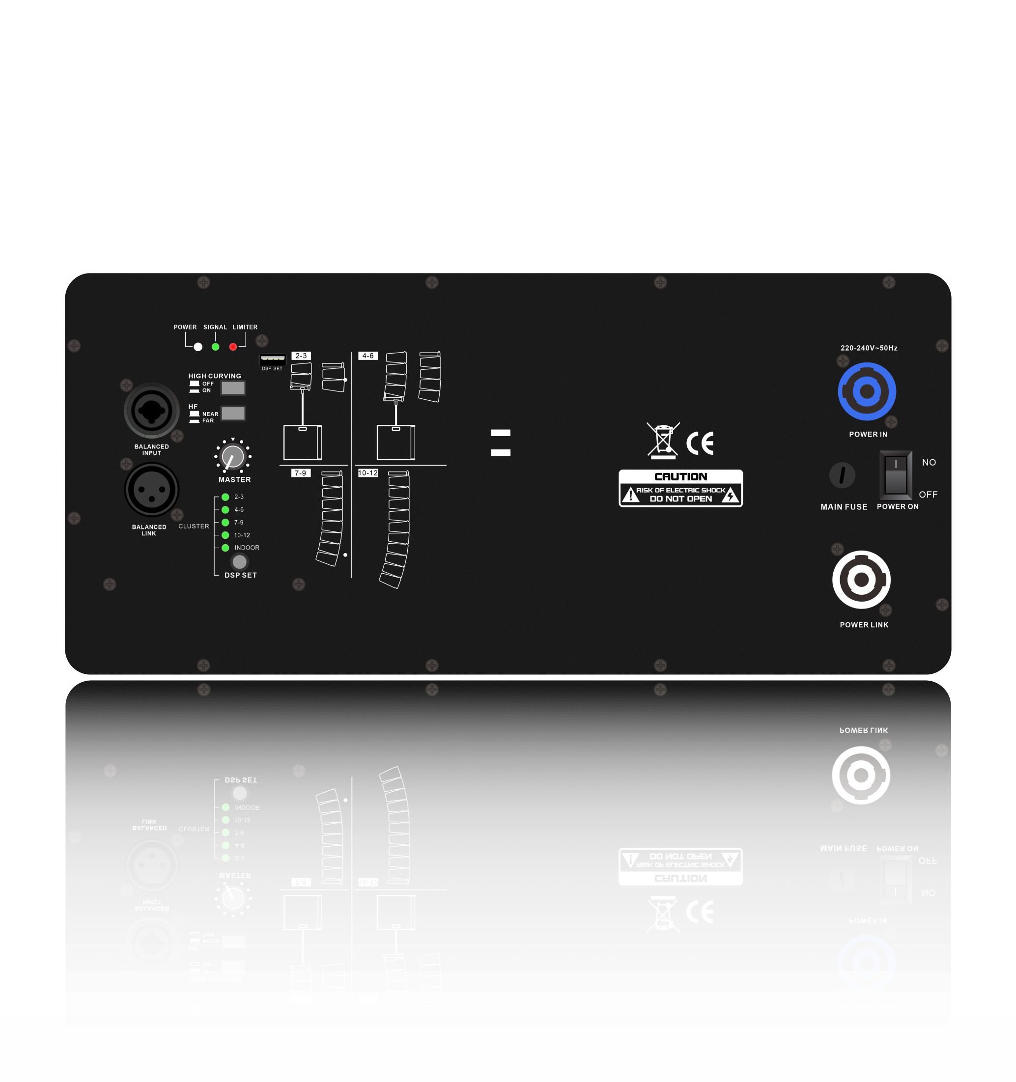 HDL10-A Professioneller Line-Array-System-Leistungsverstärker