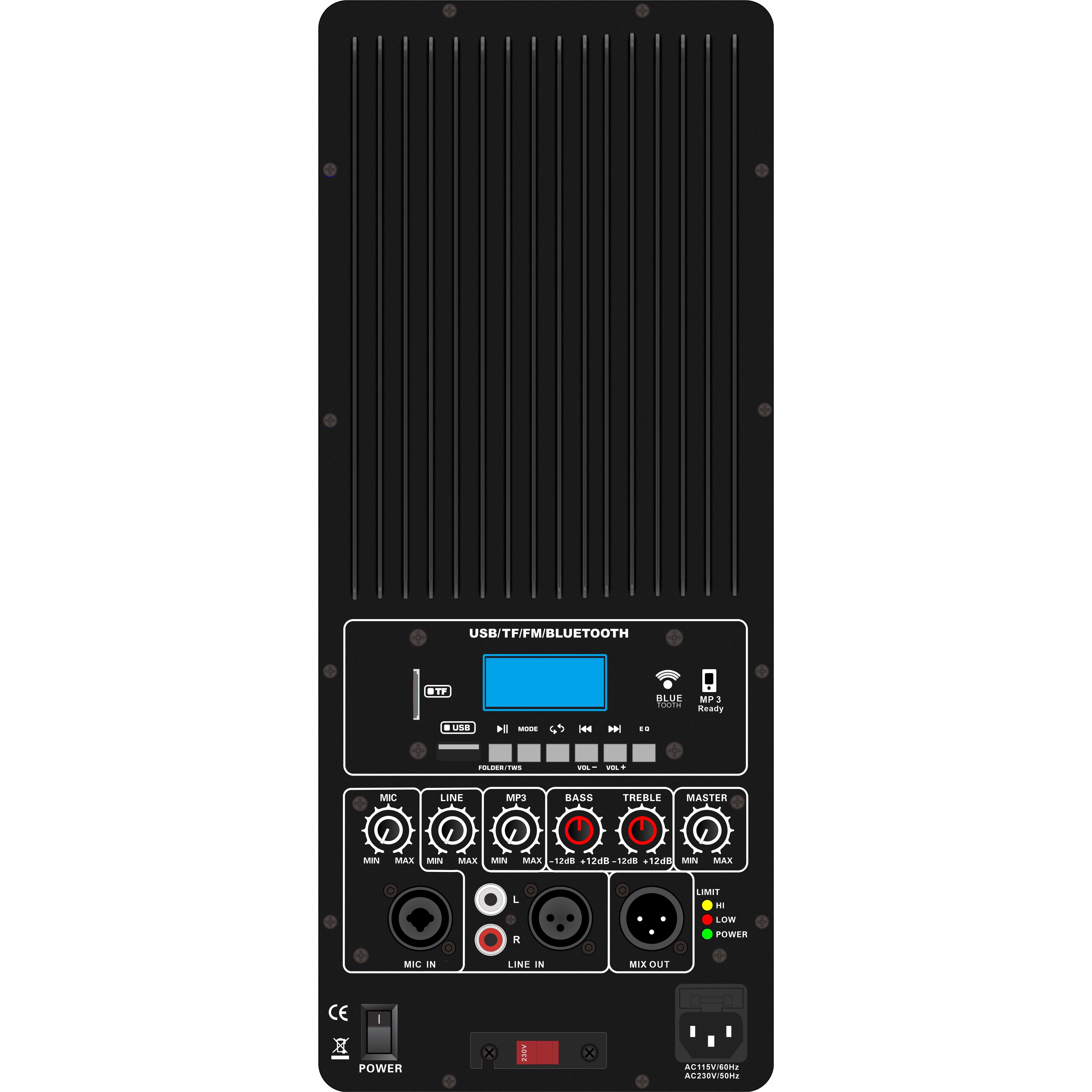 Verstärker mit elektrischem Frequenzteilungssystem der Klasse H PL93