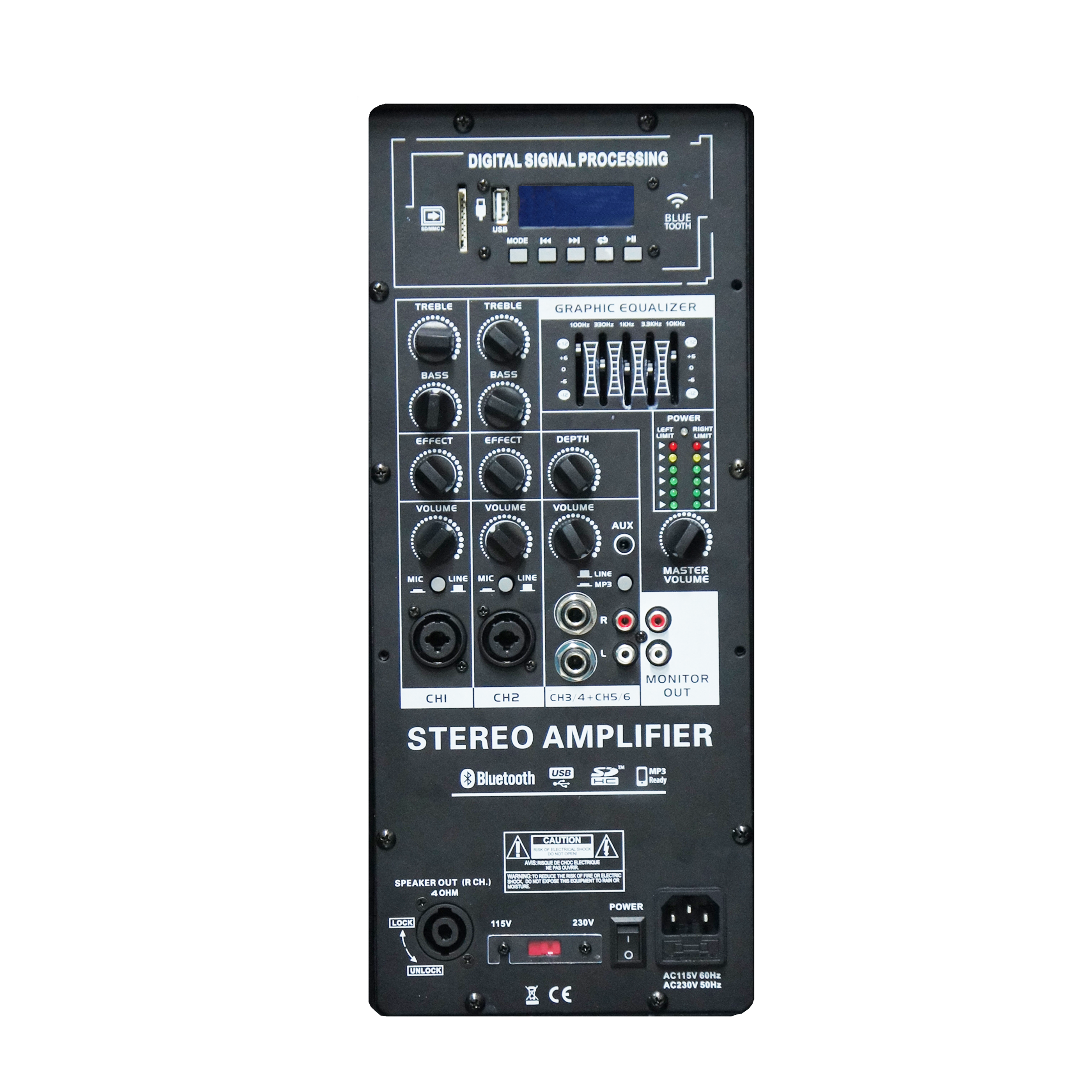 Tragbarer Stereosystem-Verstärker EON206