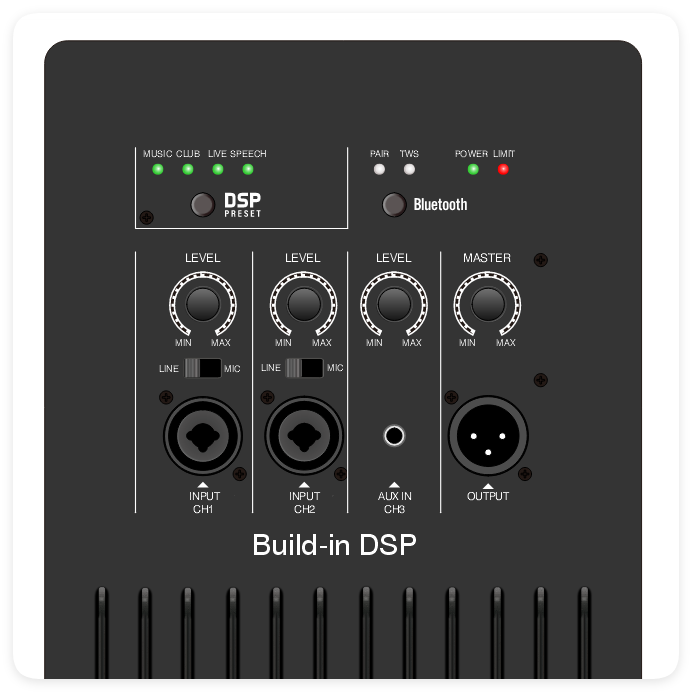 DSP2509 Hochleistungs-Multifunktionsverstärker der Klasse AB mit DSP