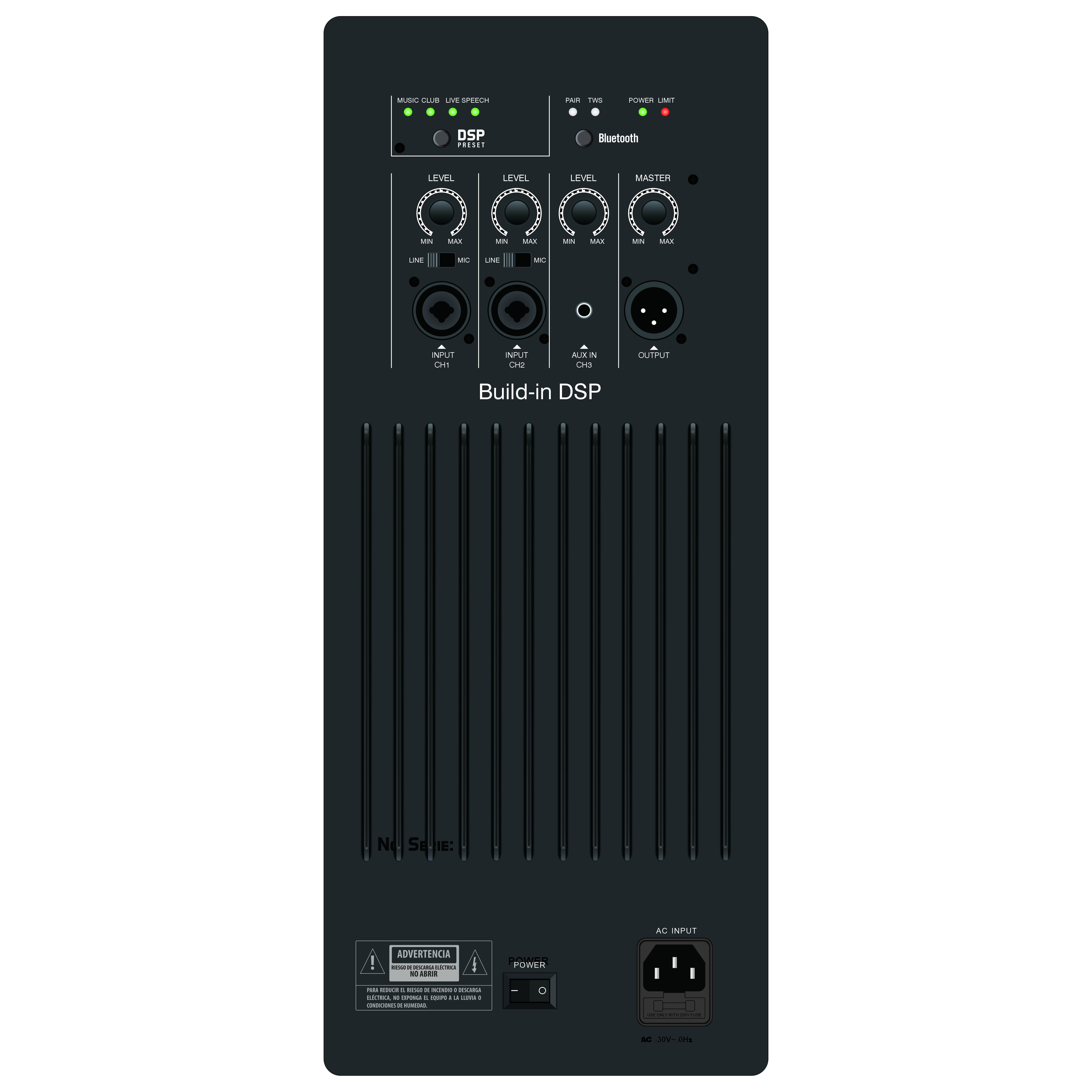 DSP2509 Hochleistungs-Multifunktionsverstärker der Klasse AB mit DSP